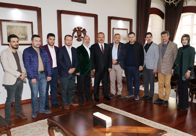 Konya Reklamcılar Derneği, Vali Canbolat’ı ziyaret etti