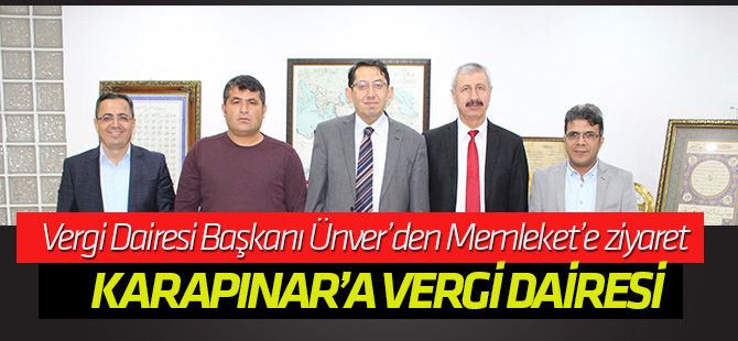 Konya Vergi Dairesi Başkanı Musa Kazım Ünver'den Memleket'e ziyaret
