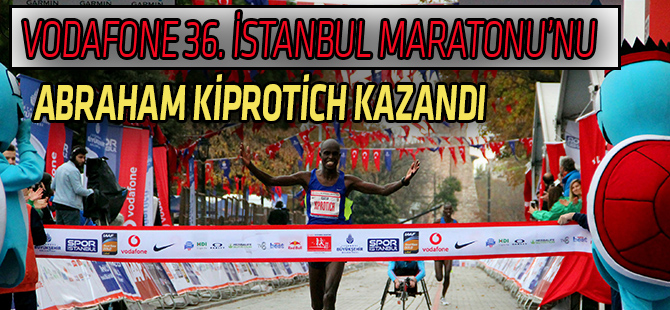 Vodafone 39. İstanbul Maratonu'nu  Abraham Kiprotich kazandı