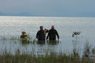 Gölde avlanma yasağı başladı