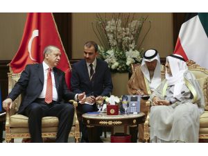 Cumhurbaşkanı Erdoğan Kuveyt'te