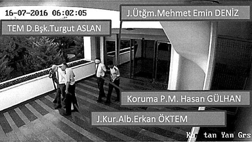 Turgut Aslan'ın alıkonulduğu anlara ait fotoğraflar dava dosyasında