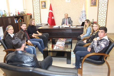 Üniversite öğrencilerinden teşekkür ziyareti
