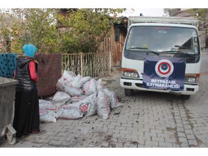 Beypazarı'nda kömür yardımı