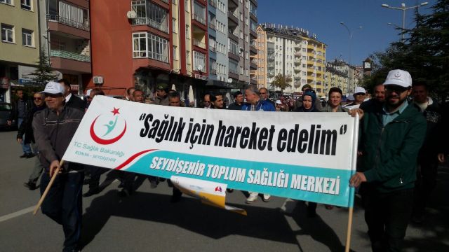 Seydişehir'de "Sağlık İçin Yürüyoruz" etkinliği