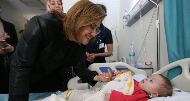 Fatma Şahin, İnayet Topçuoğlu Hastanesini inceledi