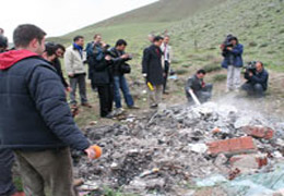 Baskında Yanmış Evraklar Çıktı