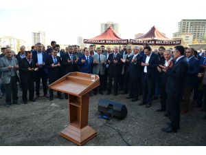 Pursaklar'da temel atma ve açılış töreni