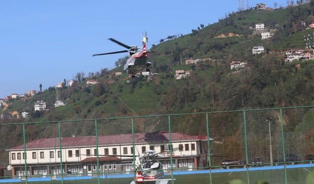 Cumhurbaşkanı Erdoğan, Ayder'i havadan inceledi!