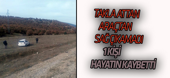 Konya'da otomobil devrildi: 1 ölü
