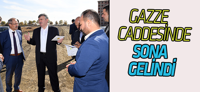Gazze Caddesi Çalışmalarında Sona Gelindi