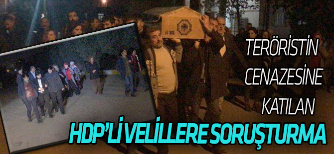 Teröristin cenazesine katılan HDP'li vekiller hakkında soruşturma