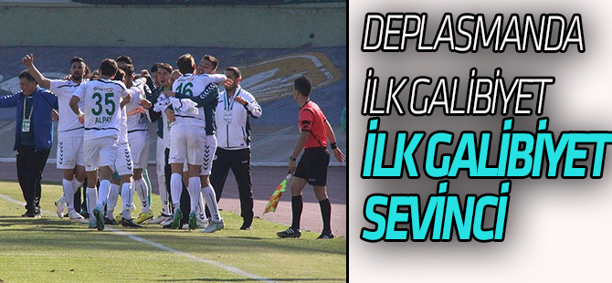 Deplasmanda ilk galibiyet