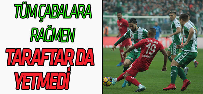TARAFTAR DA YETMEDİ!  1-1