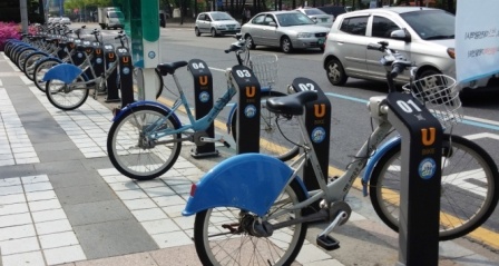 Seul trafiğine bisikletli çözüm