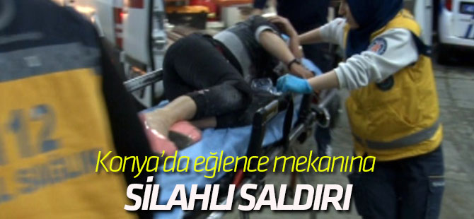 Konya'da Eğlence Mekanına Yapılan Saldırıda Boynundan Yaralandı