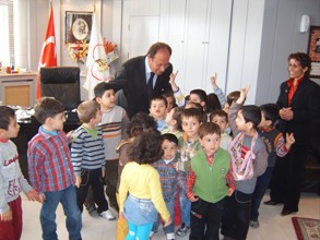 Özel Sevgi Kreşi'nden Oprukçu'ya ziyaret