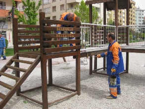 Selçuklu'daki parklar onarılıyor