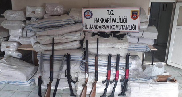 Hakkari’de cephanelik ele geçirildi