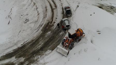 Van'da eğitime kar engeli