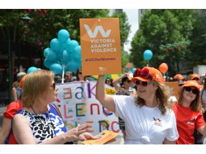 Avustralya’da aile içi şiddete karşı gösteriler