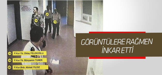 Görüntülere rağmen elindeki koli bandını inkar etti