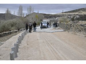 Gürün'de yol çalışmaları