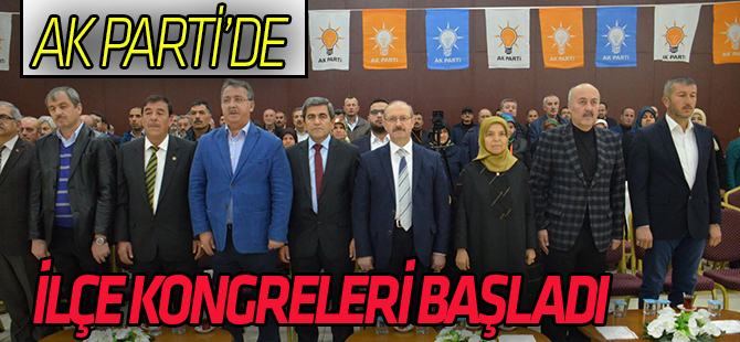 AK Parti Konya’da 6. Olağan ilçe kongreleri başladı