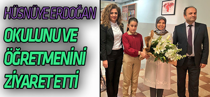 Erdoğan mezun olduğu okulda duygusal anlar yaşadı