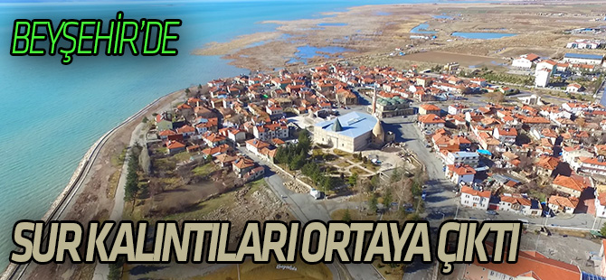 Araştırma kazısında tarihi sur kalıntıları ortaya çıktı