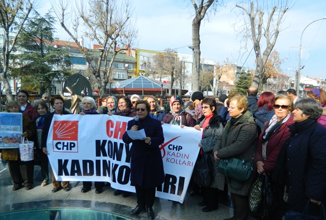 Demirhan; “Kadına karşı şiddet giderek artıyor.”