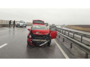 Sivas'ta trafik kazası: 1 yaralı
