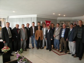 Topak, Hüseyin Oprukçu'yu ziyaret etti