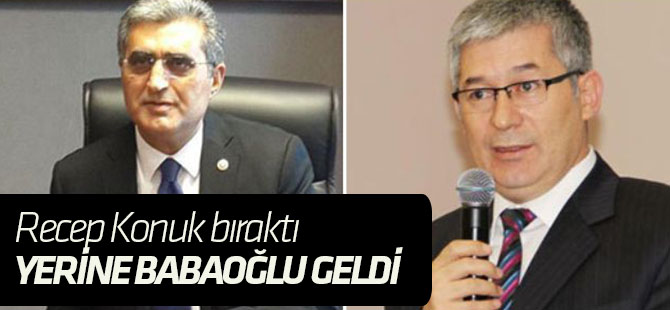 Recep Konuk Tarım Komisyonu'nu bıraktı