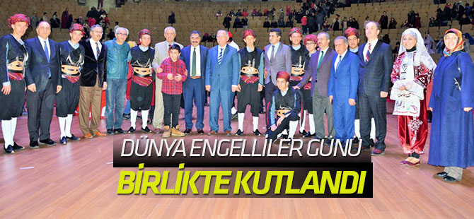 Dünya Engelliler Günü Etkinlikleri Mevlana Kültür Merkezinde Yapıldı