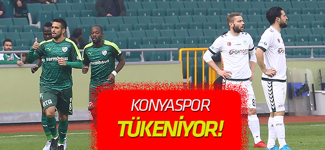 KONYASPOR TÜKENİYOR!  0-3