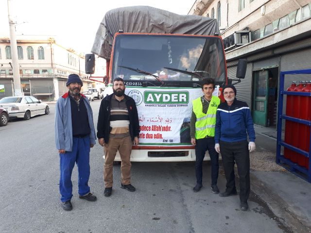 Suriye- Bayırbucak bölgesine bir yardım tırı gönderdik