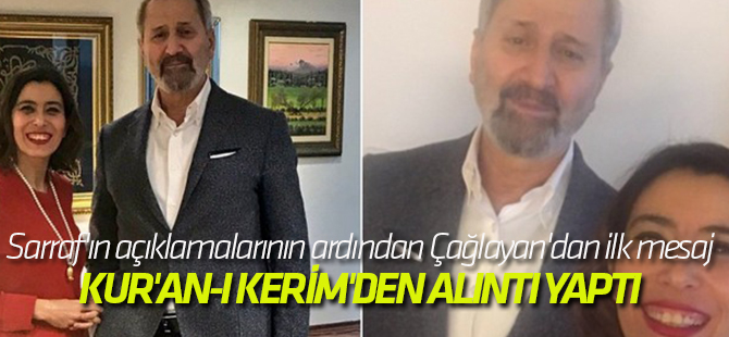 Rıza Sarraf'ın açıklamalarının ardından Zafer Çağlayan'dan ilk mesaj
