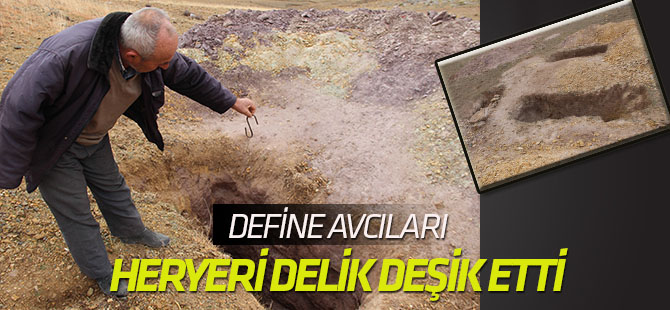 Definecilerin açtığı çukurlar mahalleliyi bıktırdı