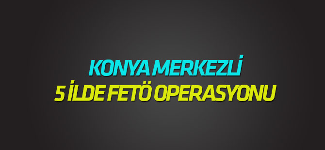 Konya merkezli FETÖ/PDY operasyonunda 1 tutuklama