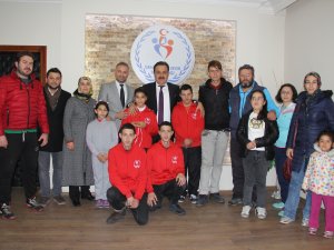 Özel sporculardan Ersöz’e ziyaret