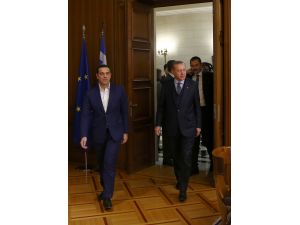 Cumhurbaşkanı Erdoğan - Çipras görüşmesi