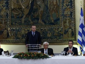 Cumhurbaşkanı Erdoğan Yunanistan'da
