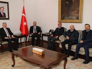 Babaoğlu ve Angı’dan Canbolat’a ziyaret