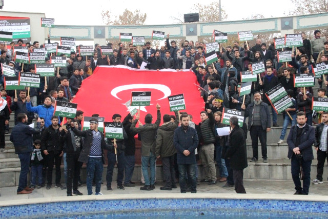 Konya'da Stk'lardan Kudüs Protestosu