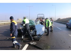 Anadolu Otoyolu'nda trafik kazası: 5 yaralı