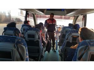 Beyşehir'de okul servis araçları denetlendi