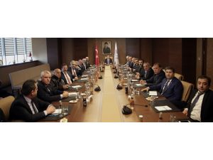 Bakan Bak, TFF 1. Lig başkanlarını kabul etti