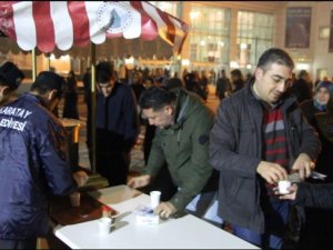 Şeb-İ Arus’a gelen misafirlere sıcak karşılama