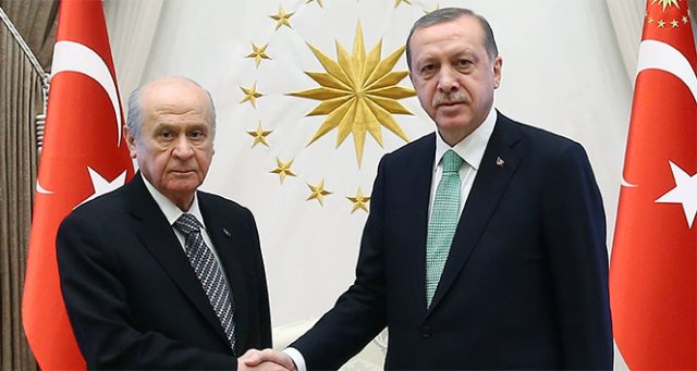 Erdoğan-Bahçeli görüşmesi sona erdi!